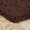 Hastings Home Hastings Home 2 Piece Memory Foam Shag Bath Mat - Chocolate 181991DXJ - alternate 2